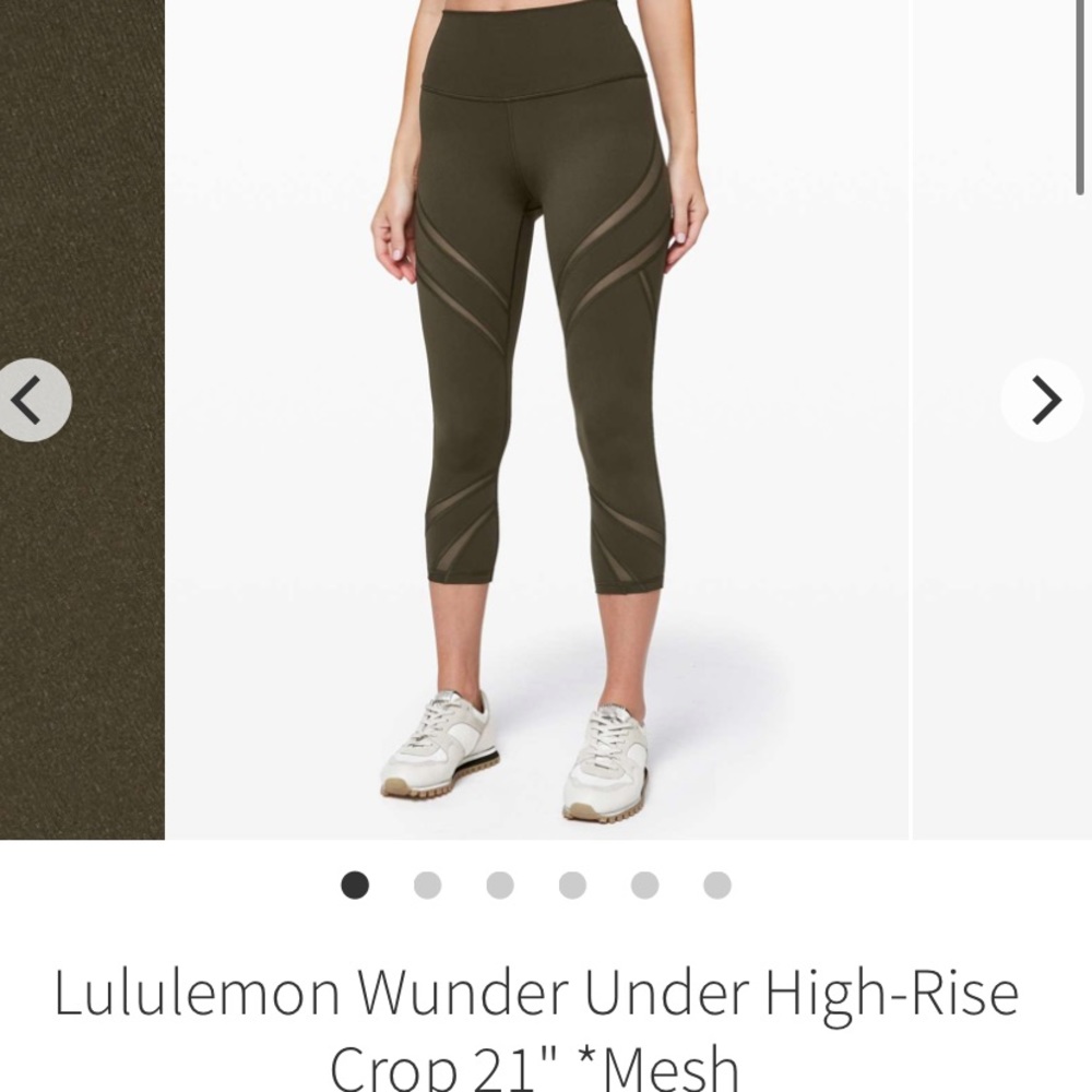 Lululemon Wunder Under Crops